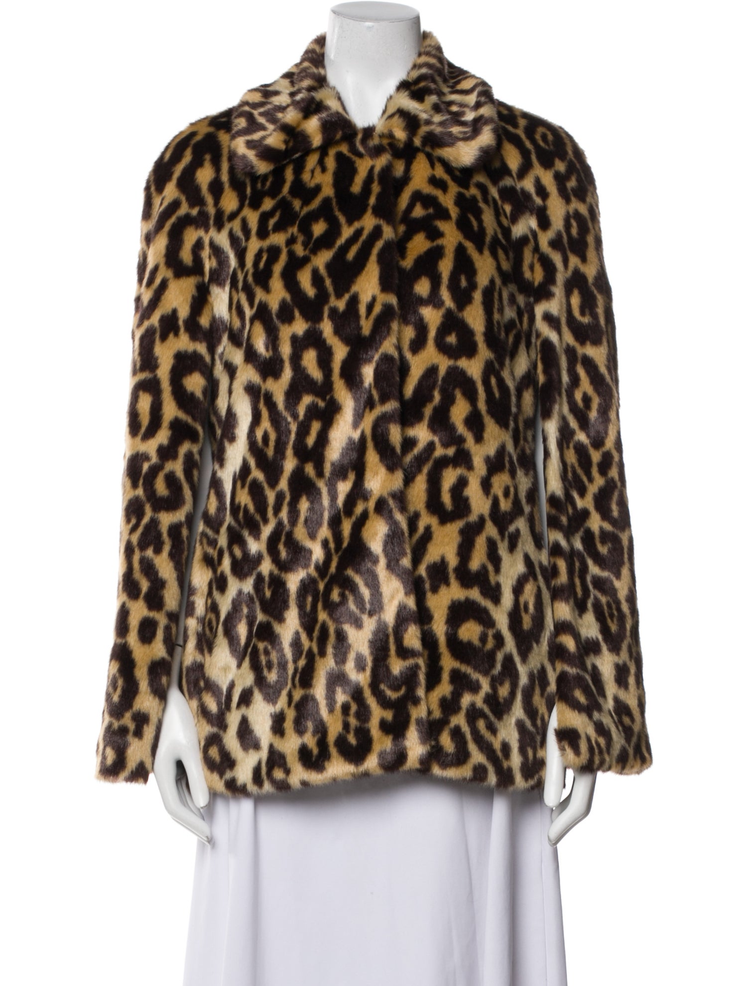 Dries Van Noten Animal Print Cape