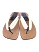 Dries Van Noten Leather Flip Flops