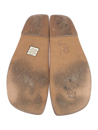 Dries Van Noten Leather Flip Flops