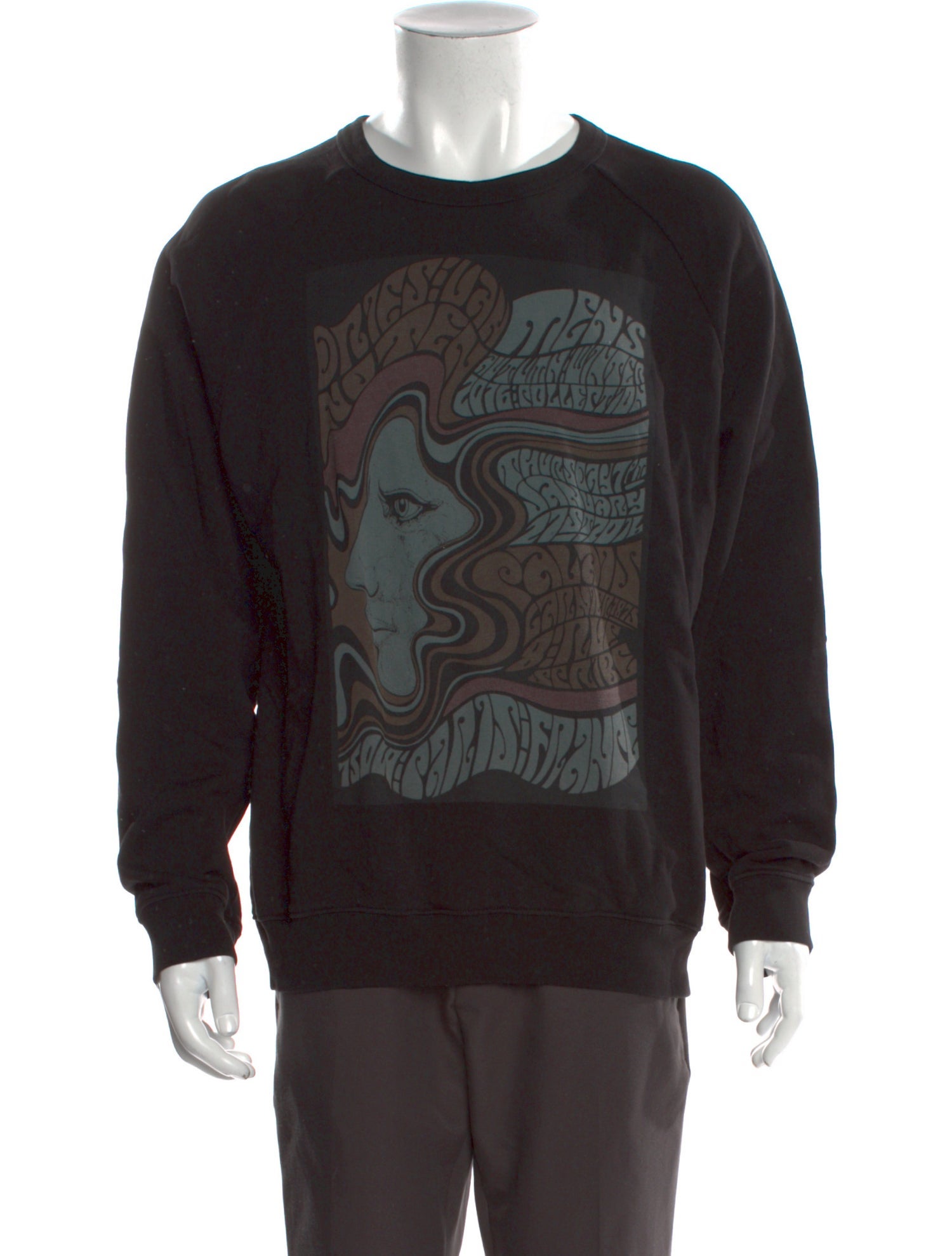 Dries Van Noten Graphic Print Crew Neck Sweatshirt