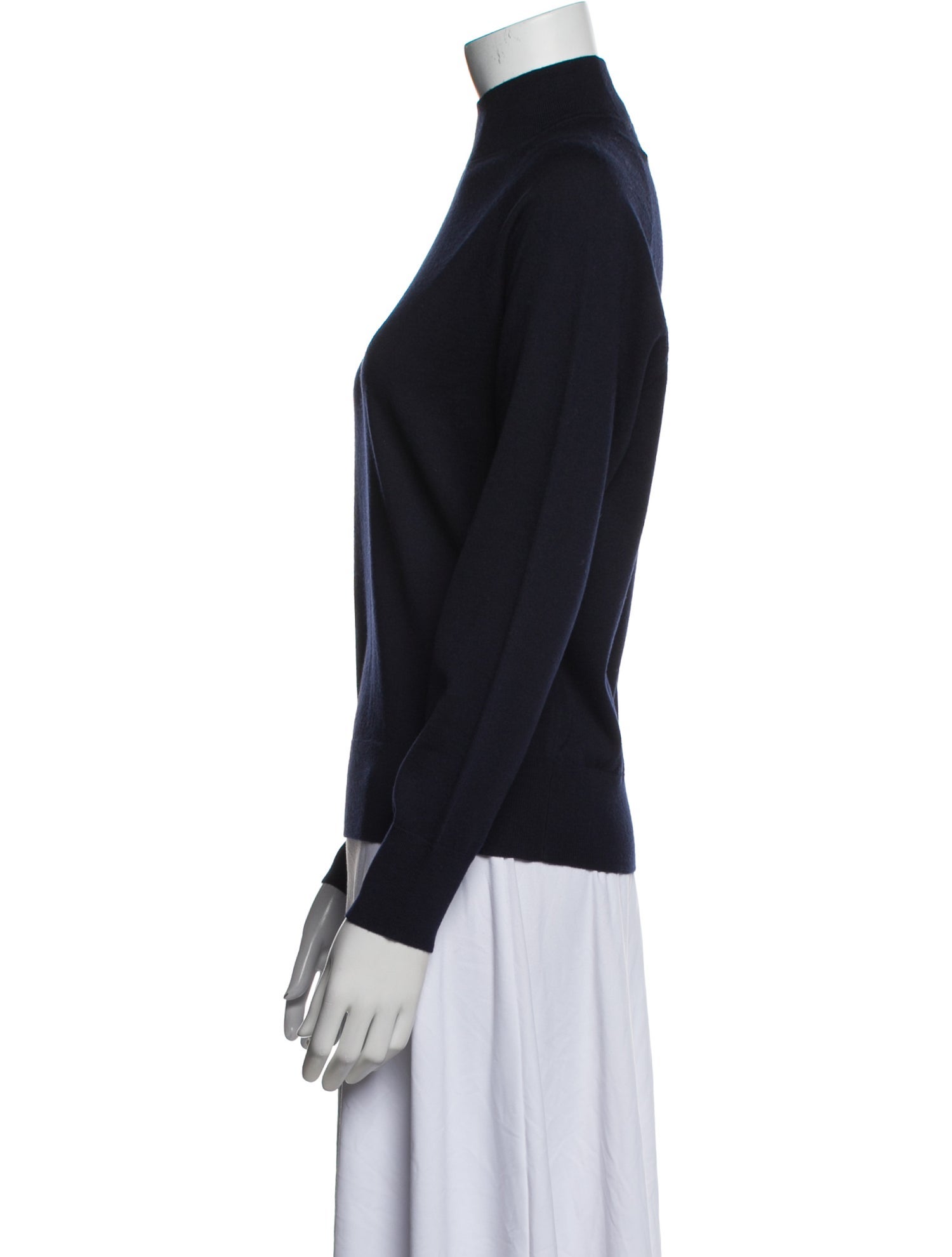 Dries Van Noten Merino Wool Mock Neck Sweatshirt w/ Tags