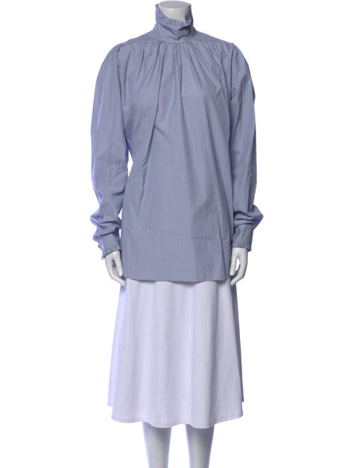 Dries Van Noten Mock Neck Long Sleeve Tunic