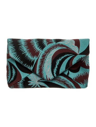 Dries Van Noten Canvas Clutch