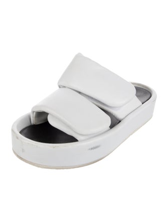 Dries Van Noten Leather Slides