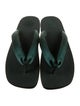 Dries Van Noten Satin Flip Flops