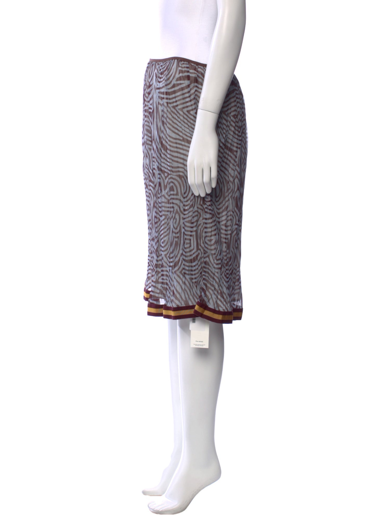 Dries Van Noten Printed Knee-Length Skirt