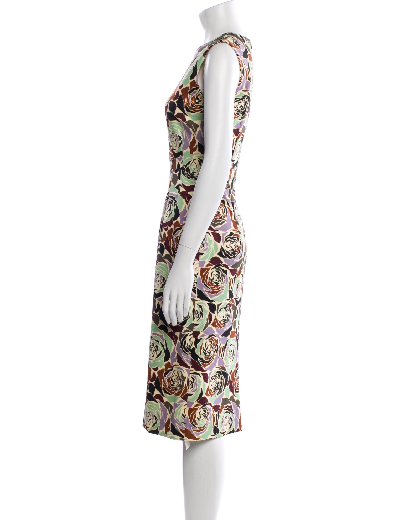 Dries Van Noten Printed Midi Length Dress