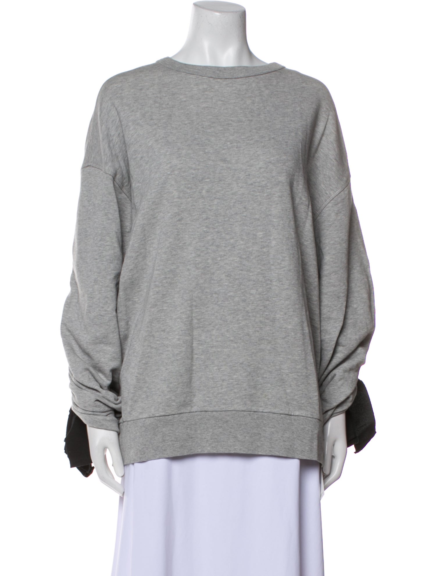 Dries Van Noten Bateau Neckline Long Sleeve Sweatshirt