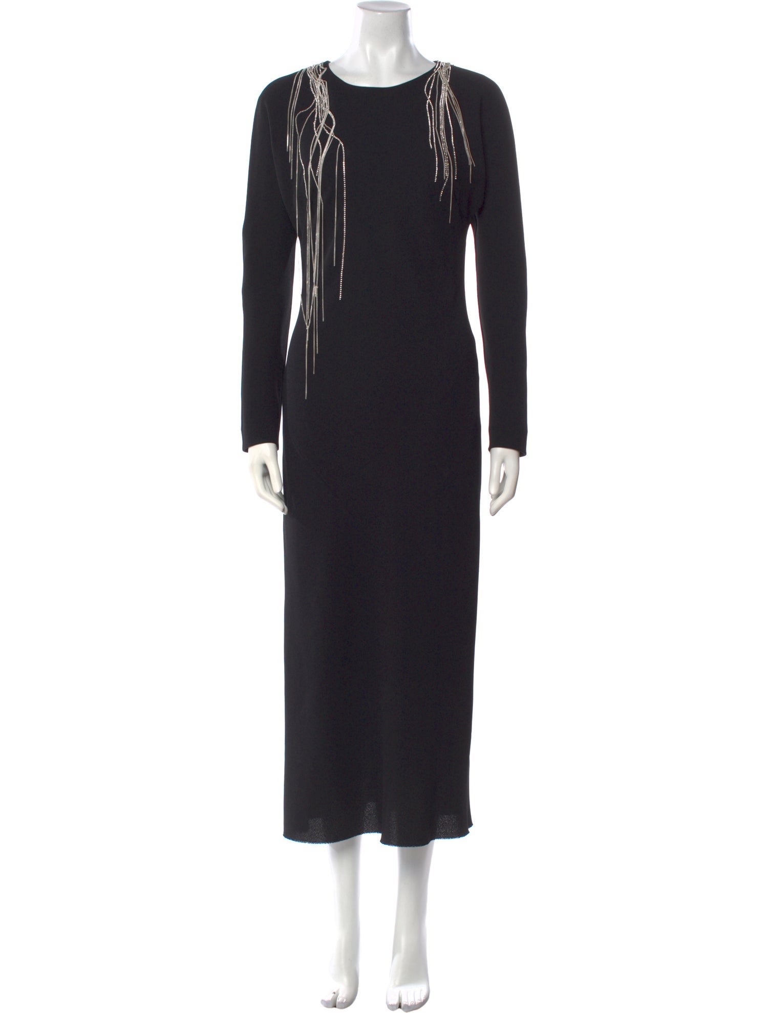 Dries Van Noten Crew Neck Long Dress