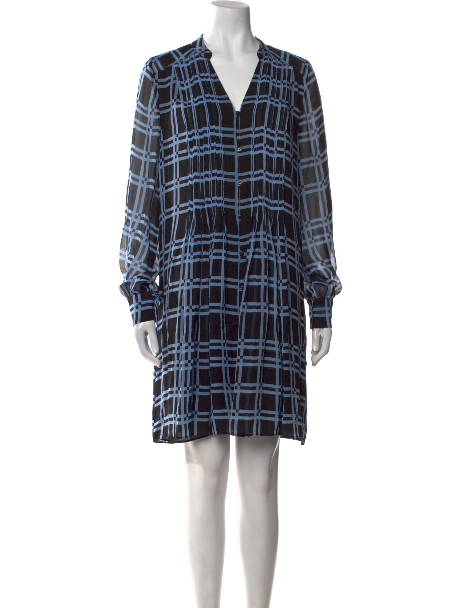 Dries Van Noten Silk Knee-Length Dress