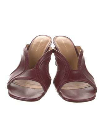 Dries Van Noten Leather Slides