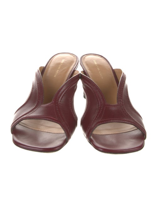 Dries Van Noten Leather Slides