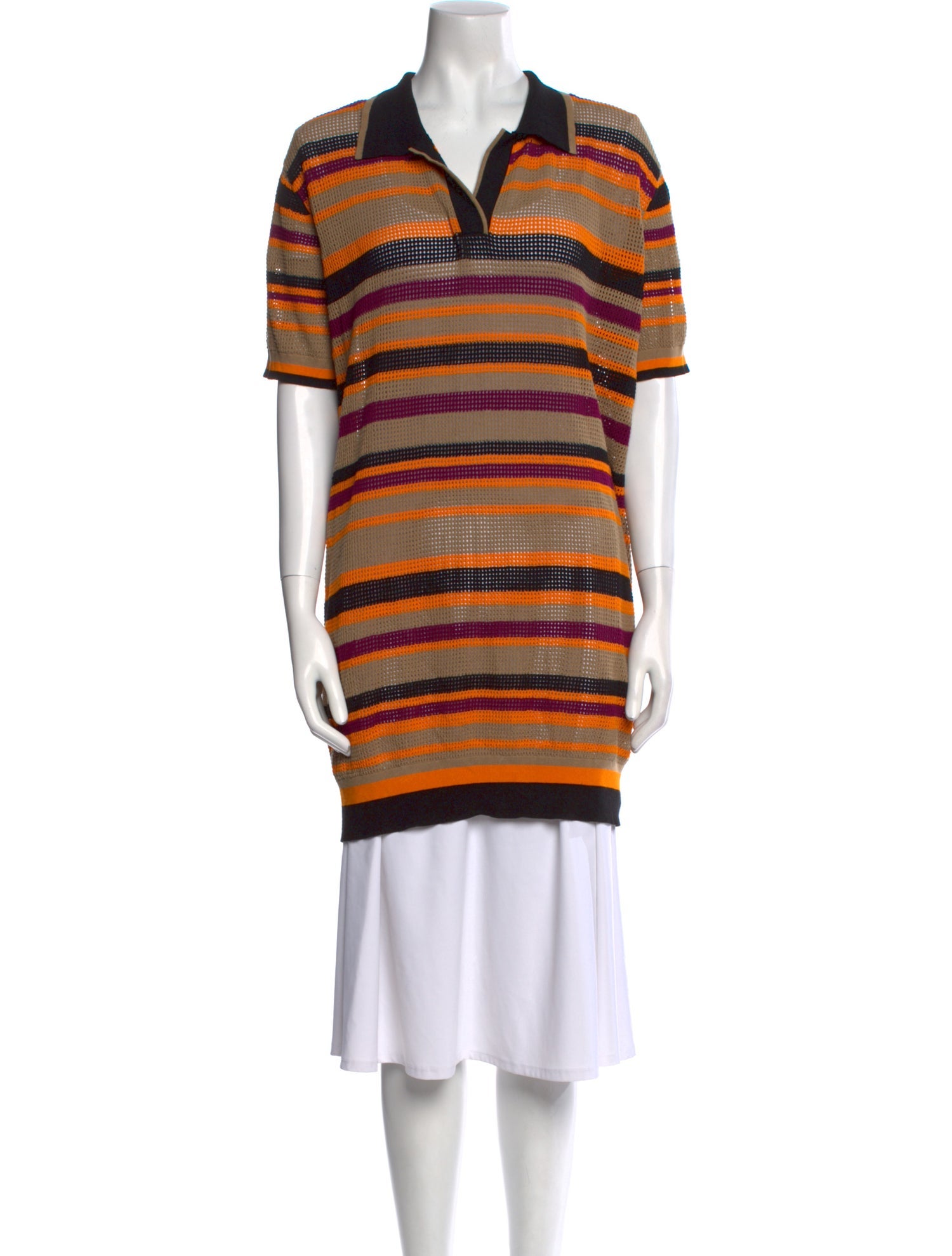 Dries Van Noten Striped Mini Dress