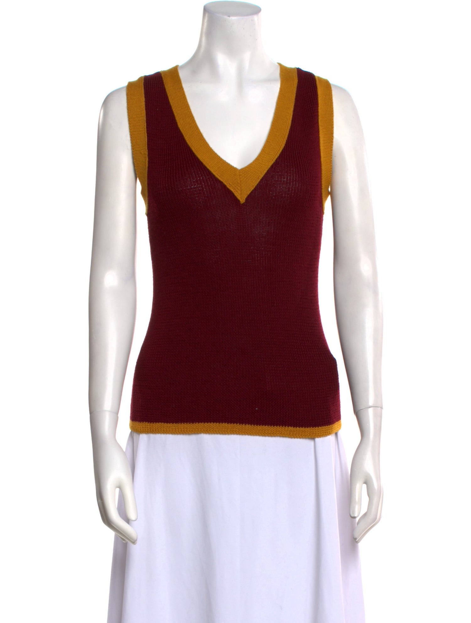 Dries Van Noten V-Neck Sleeveless Top w/ Tags