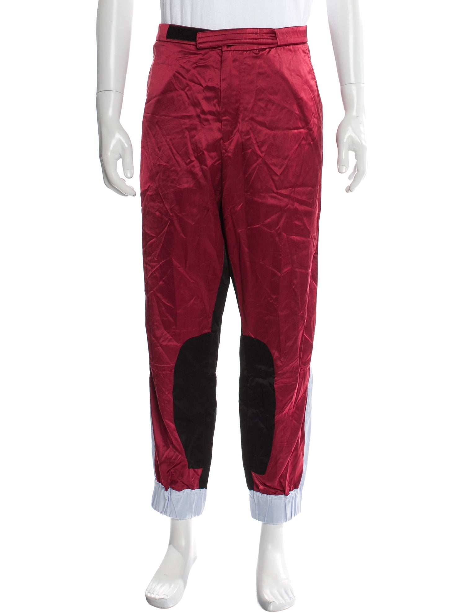 Dries Van Noten Colorblock Pattern Chinos