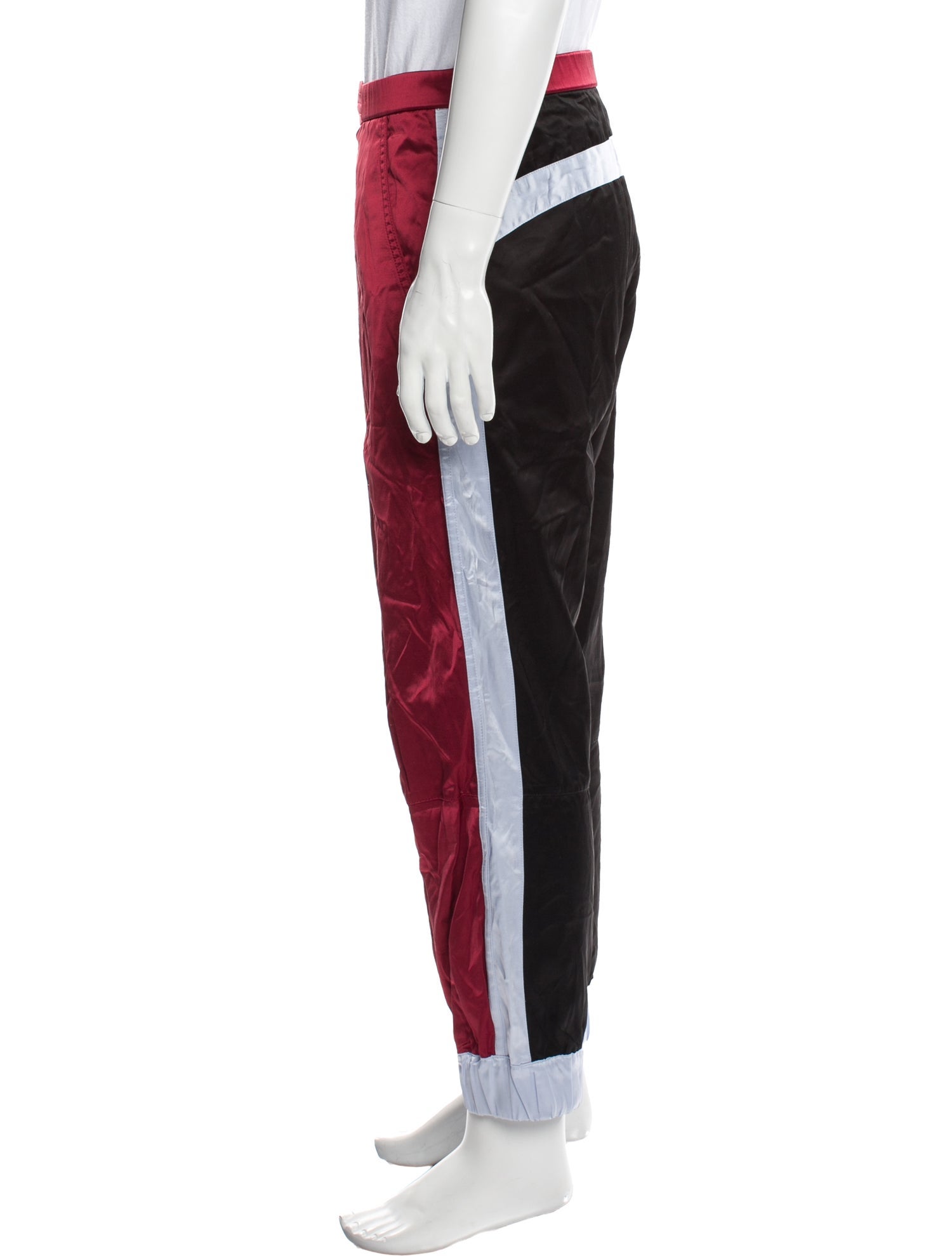 Dries Van Noten Colorblock Pattern Chinos