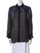 Dries Van Noten Long Sleeve Button-Up Top
