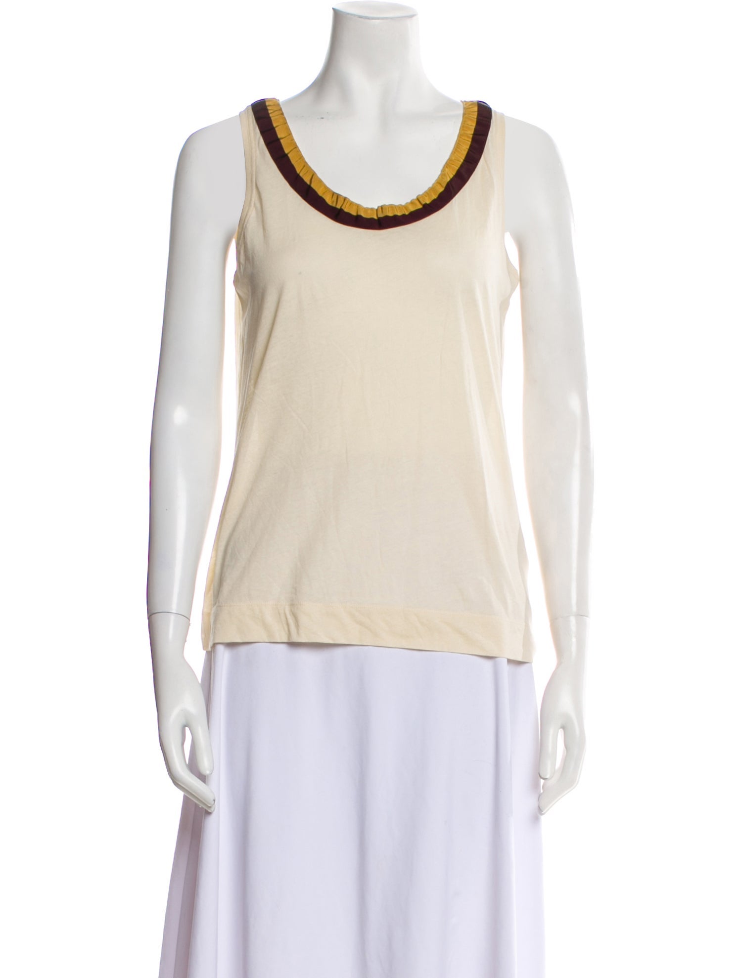 Dries Van Noten Scoop Neck Sleeveless Top