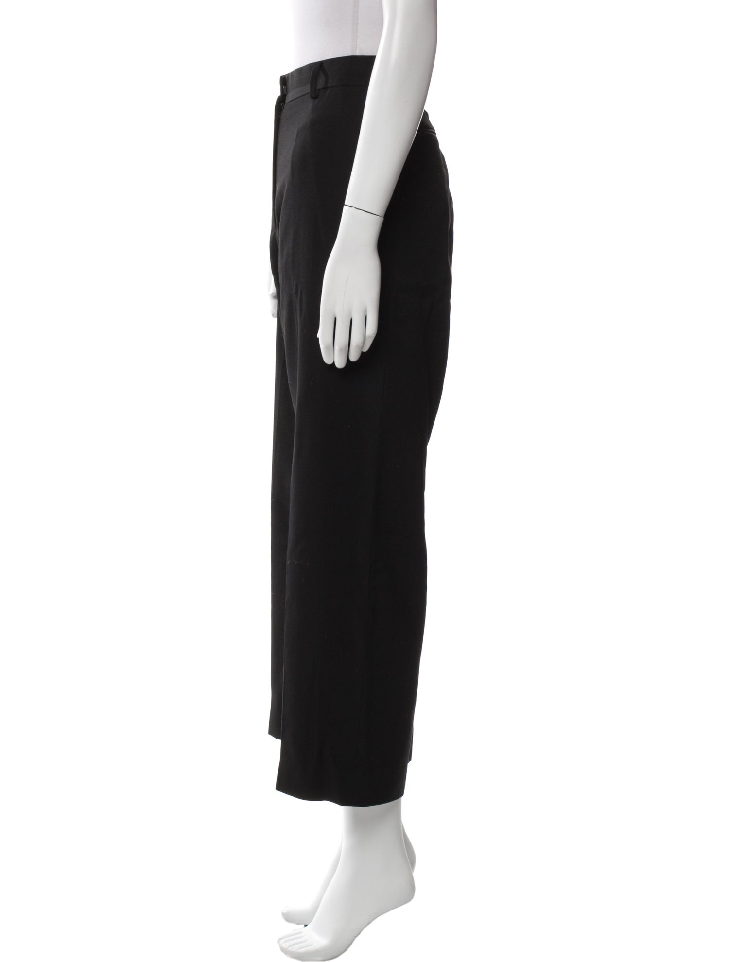 Dries Van Noten Wool Wide Leg Pants