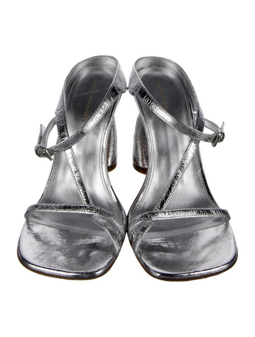 Dries Van Noten Leather T-Strap Sandals