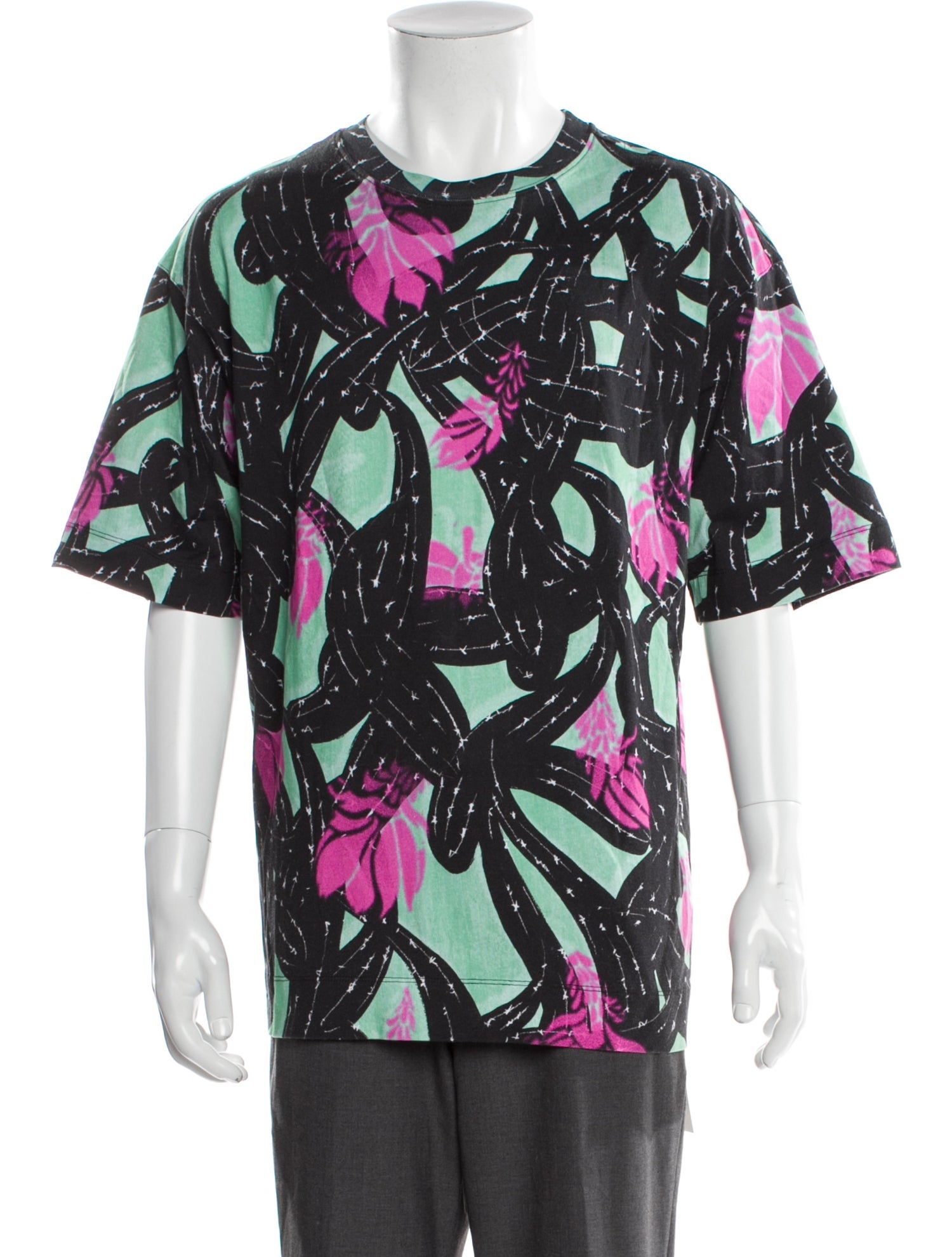 Dries Van Noten Printed Crew Neck T-Shirt