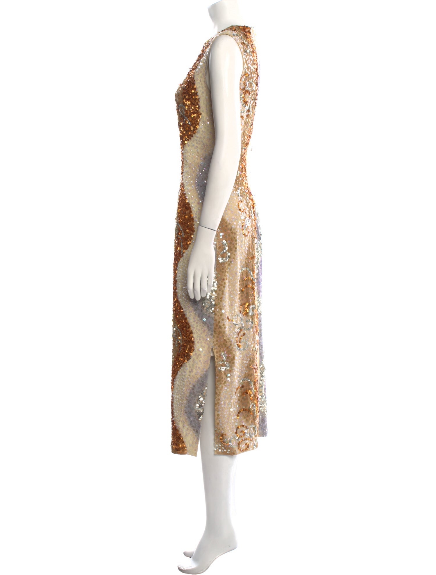 Dries Van Noten Silk Long Dress