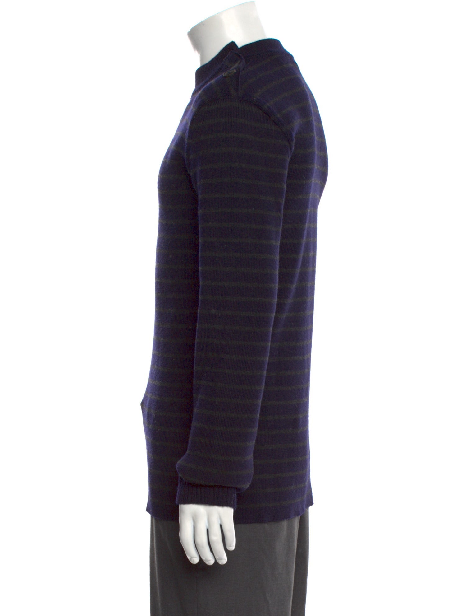 Dries Van Noten Wool Crew Neck Pullover