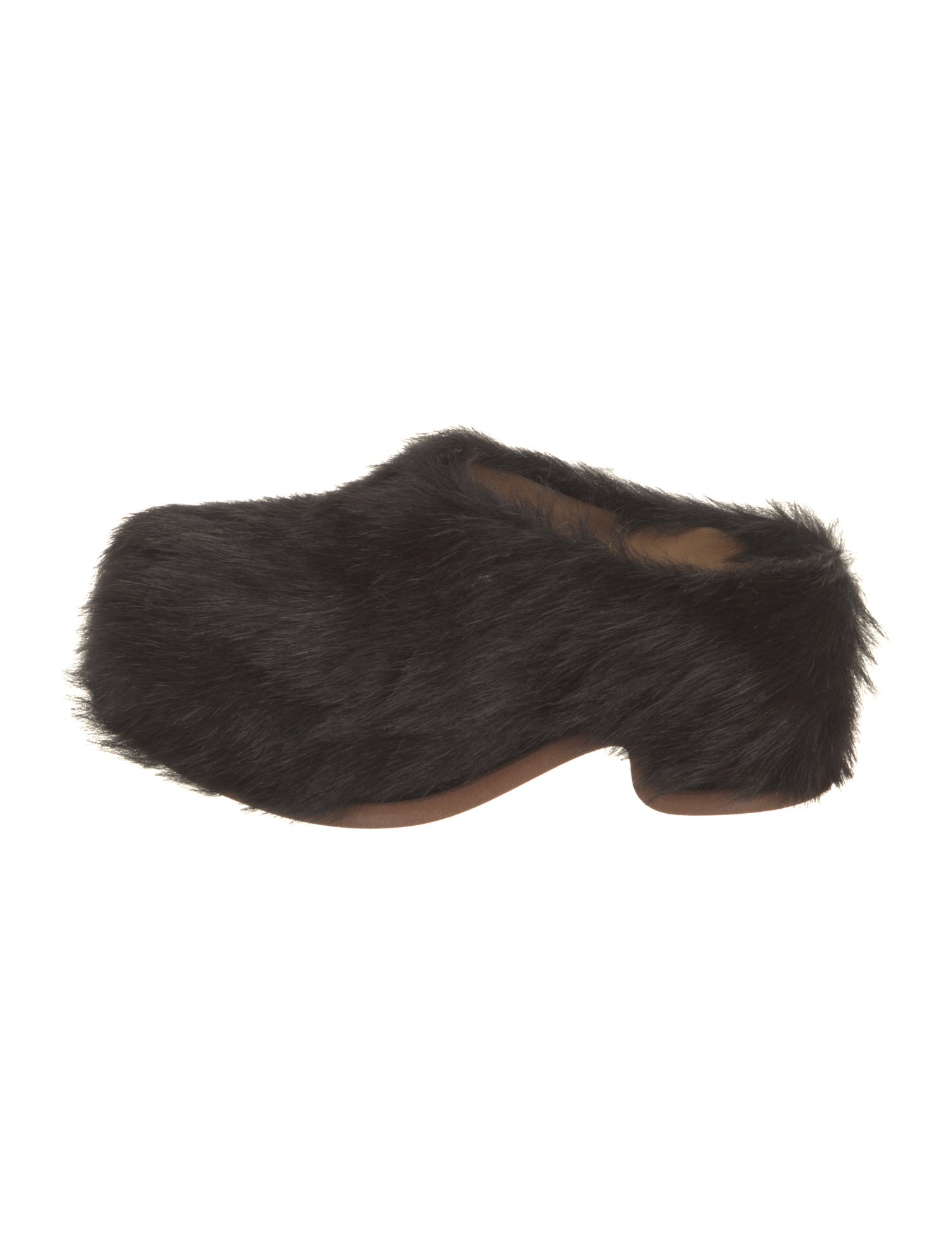 Dries Van Noten Ponyhair Fur Trim Flats