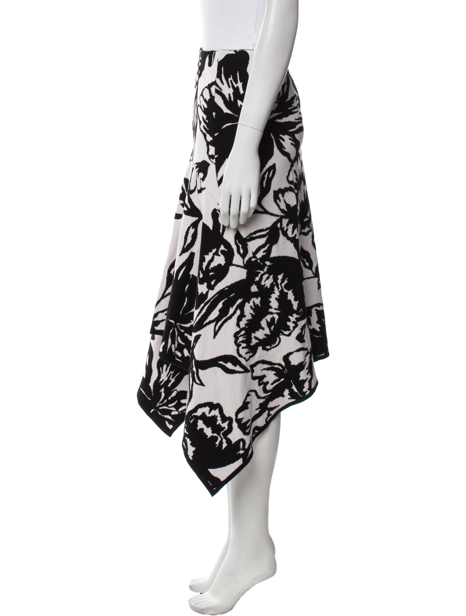 Dries Van Noten Printed Midi Length Skirt