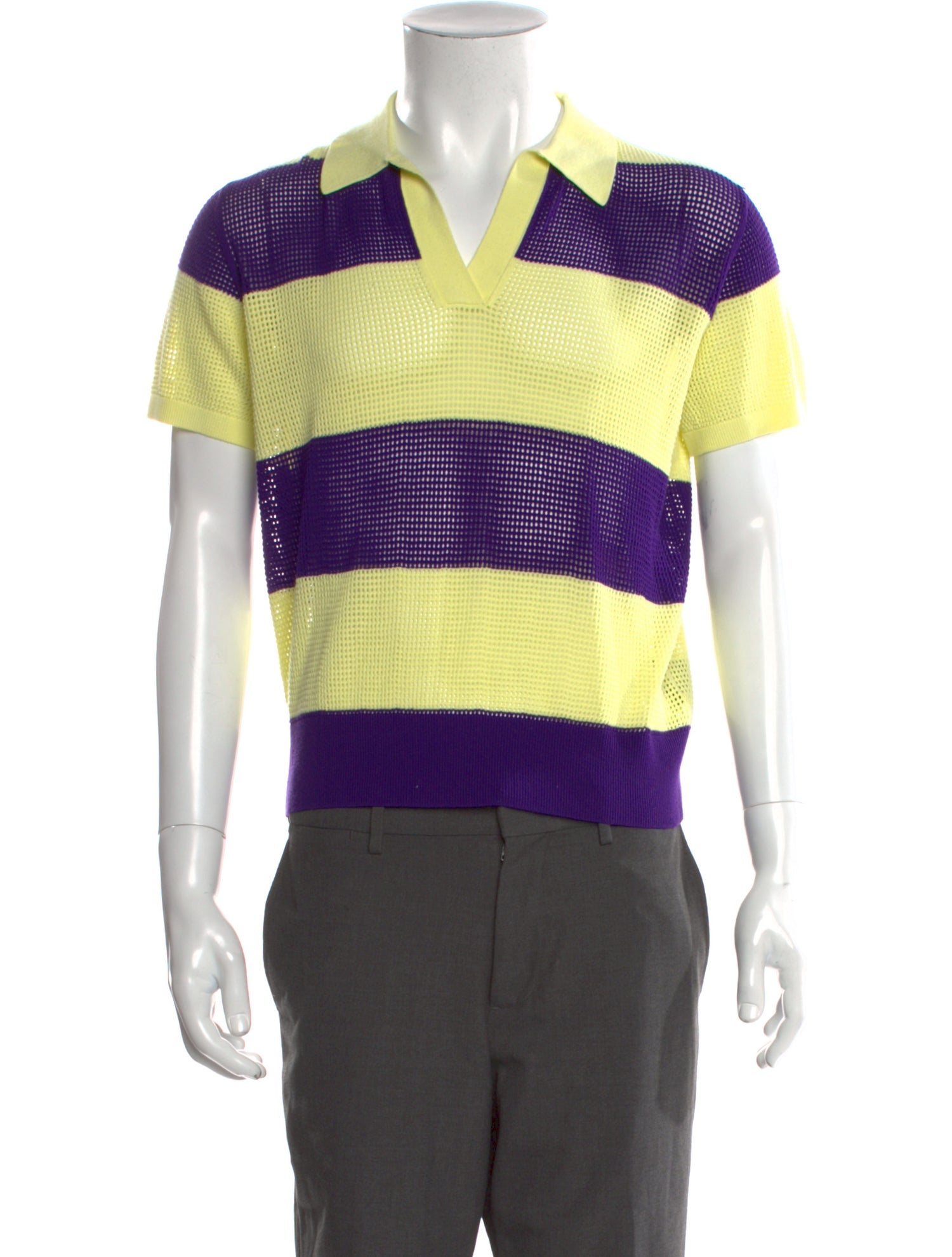 Dries Van Noten Striped Short Sleeve Shirt w/ Tags