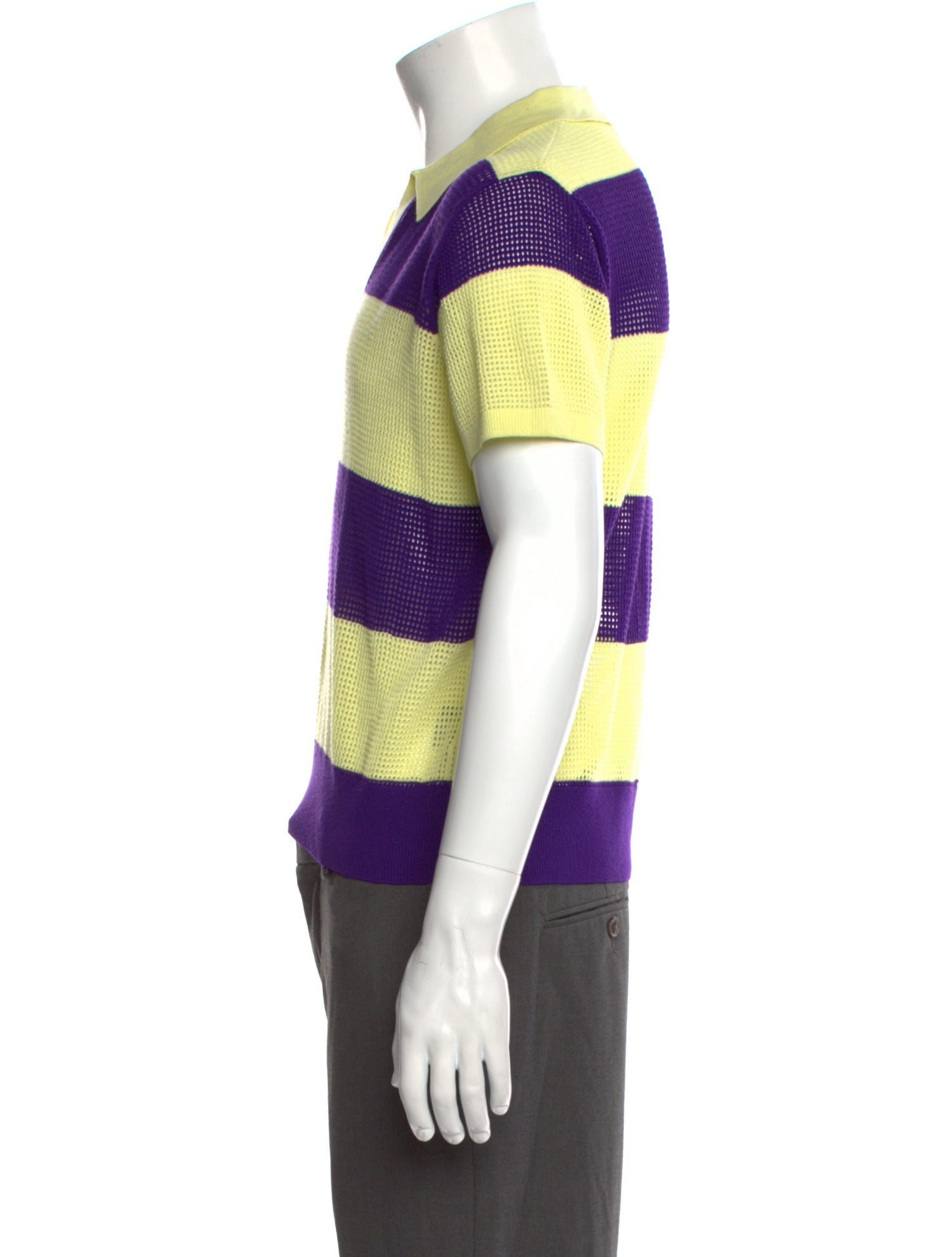 Dries Van Noten Striped Short Sleeve Shirt w/ Tags