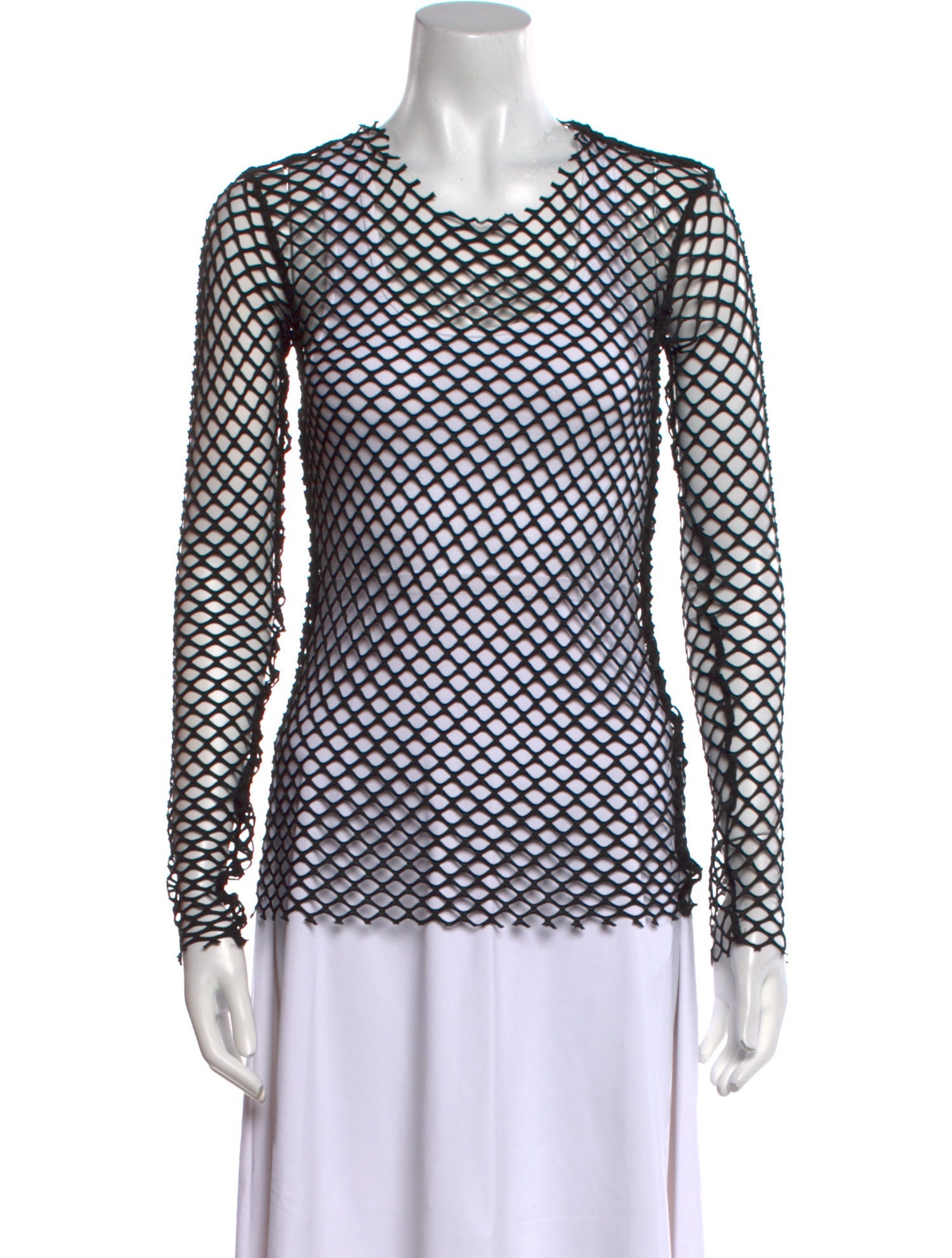 Dries Van Noten Printed Crew Neck Top