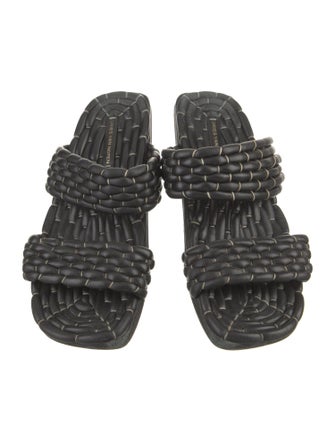 Dries Van Noten Leather Slides