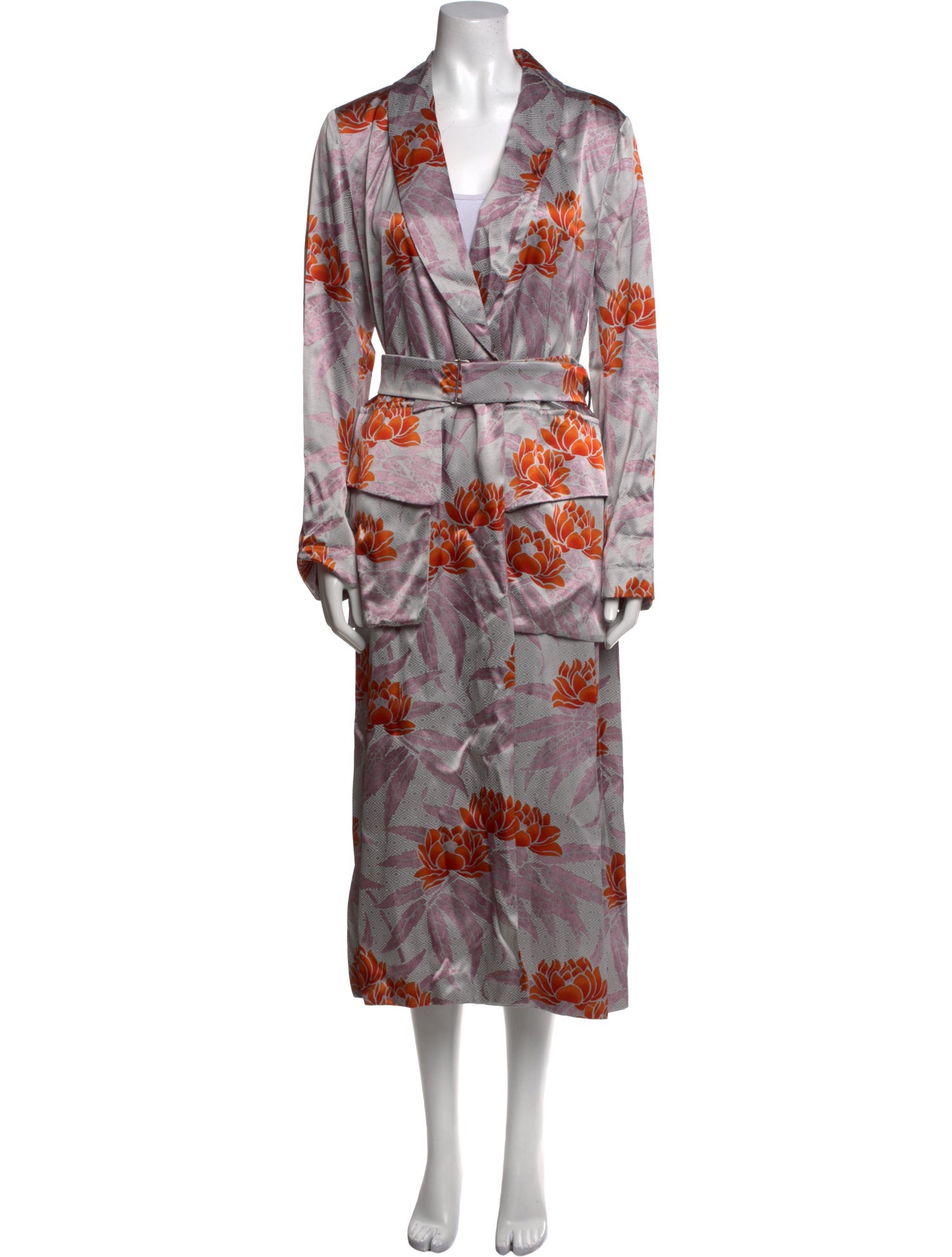 Dries Van Noten Floral Print Long Dress
