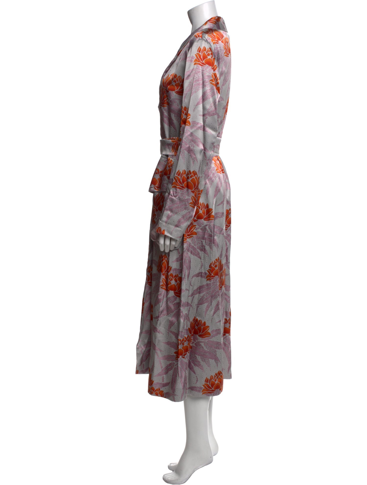 Dries Van Noten Floral Print Long Dress