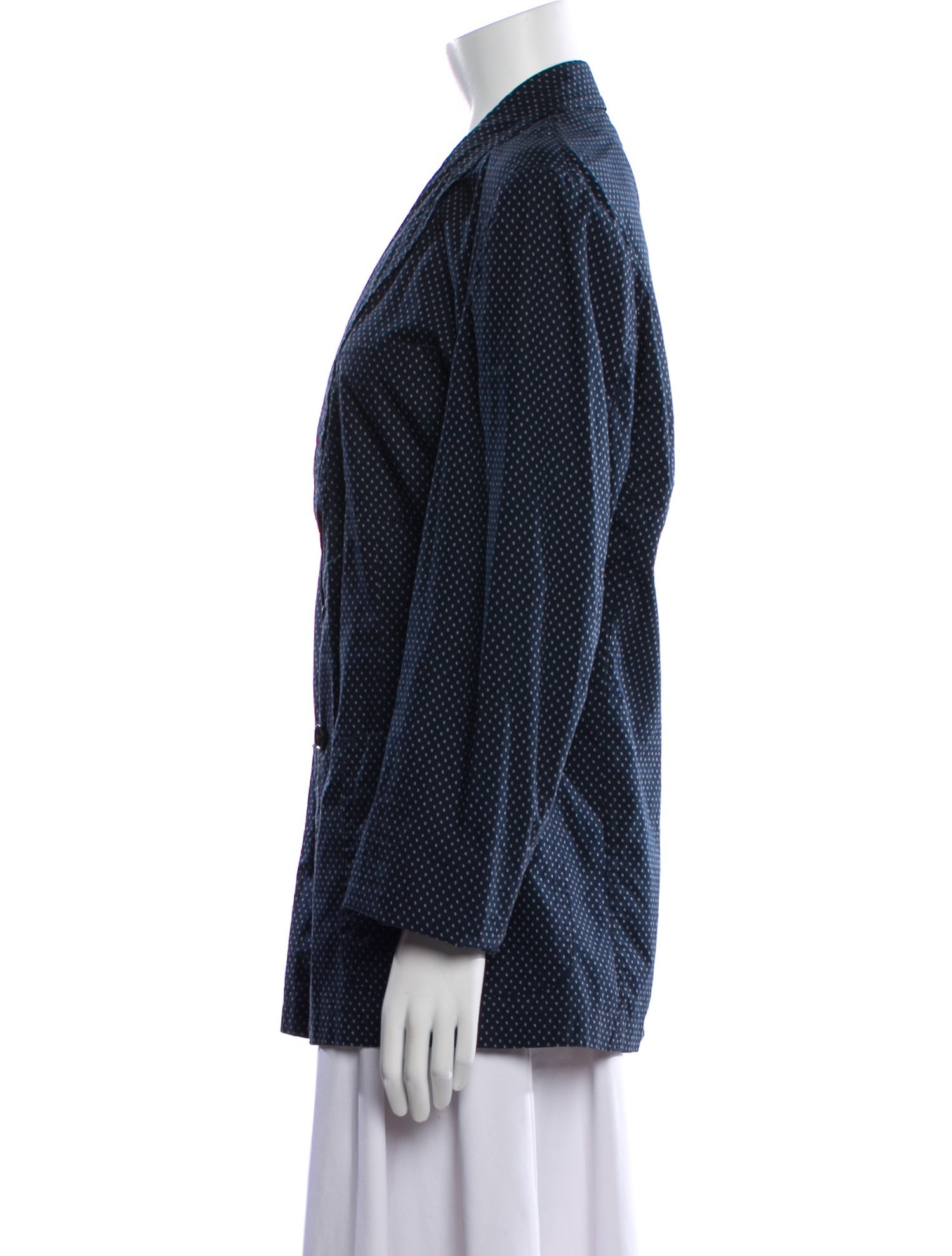 Dries Van Noten Polka Dot Print Blazer