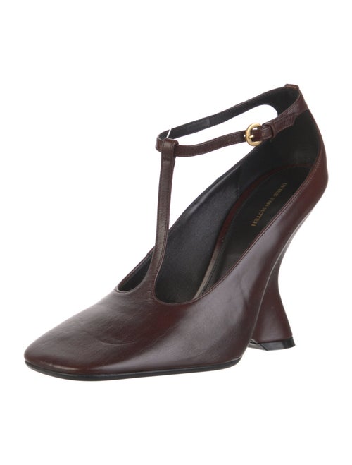Dries Van Noten Leather T-Strap Pumps