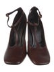 Dries Van Noten Leather T-Strap Pumps
