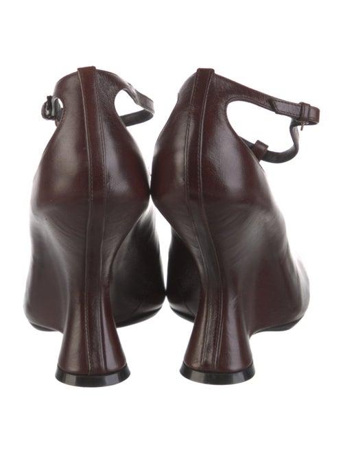 Dries Van Noten Leather T-Strap Pumps