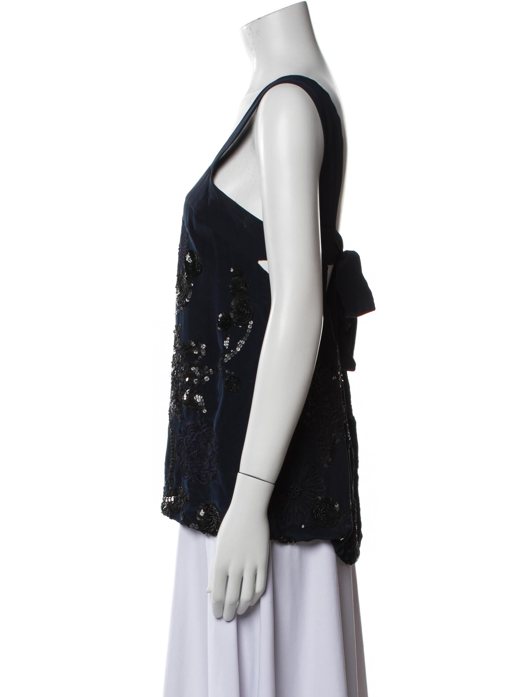 Dries Van Noten Silk Patterned Top