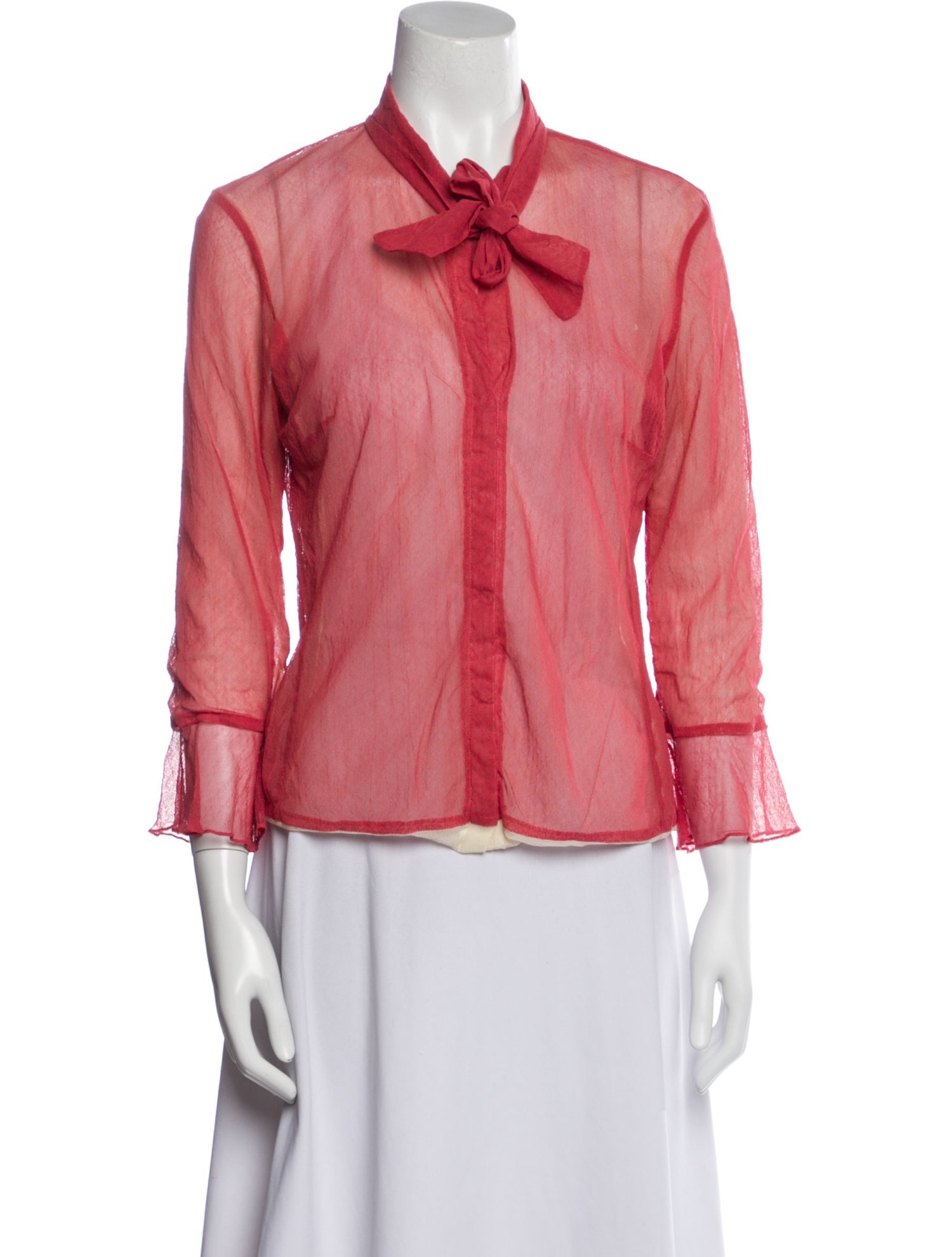 Dries Van Noten Three-Quarter Sleeve Blouse