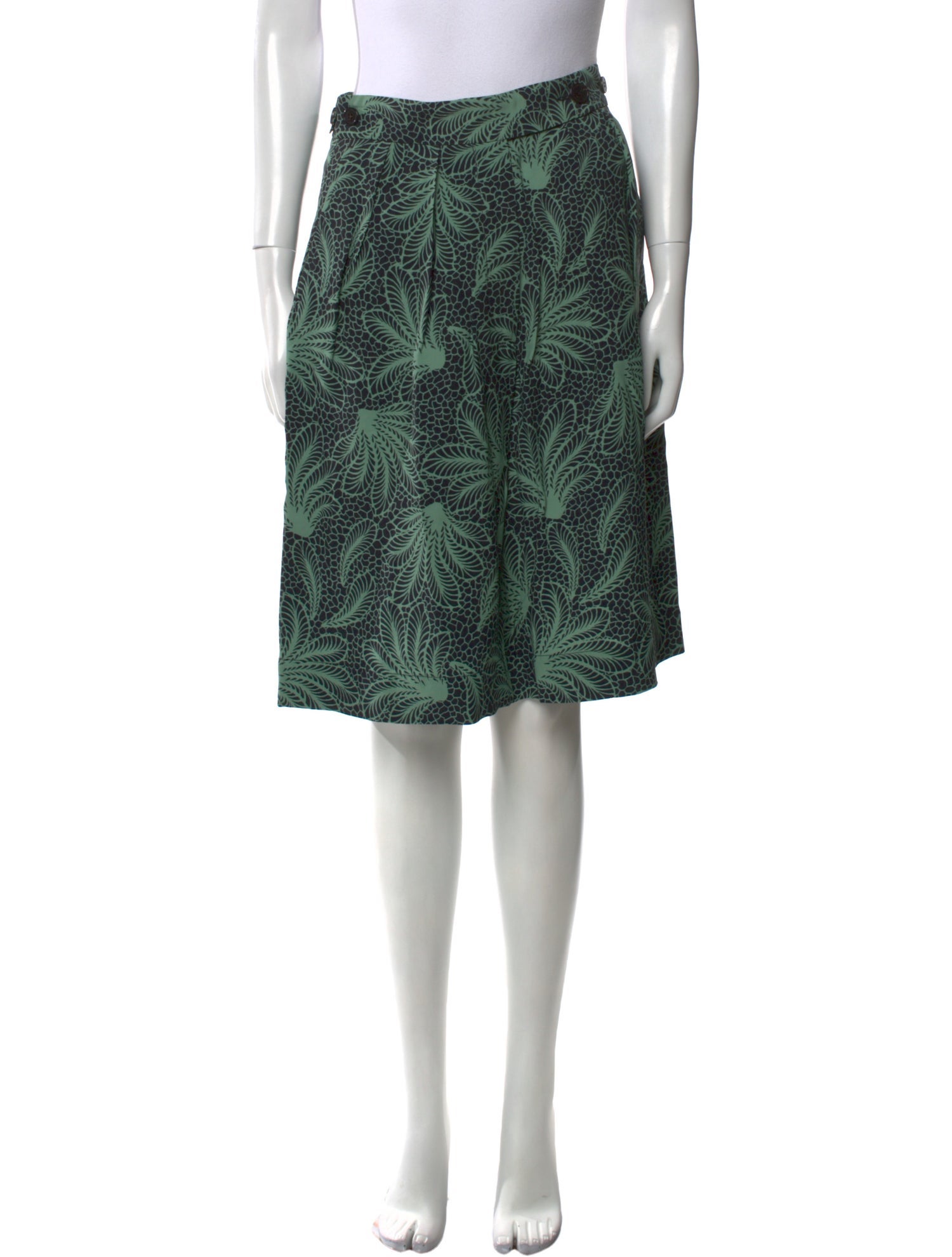 Dries Van Noten Printed Knee-Length Shorts