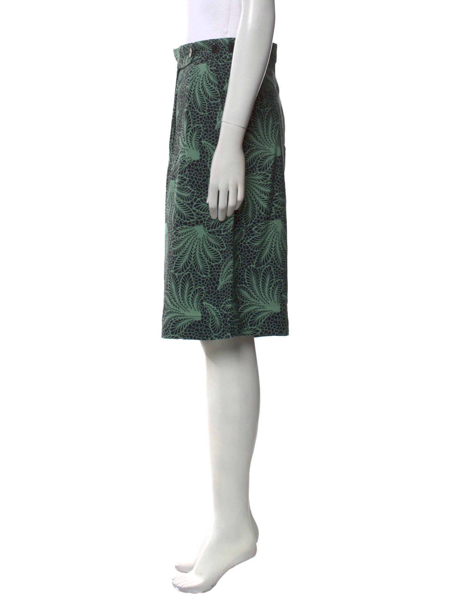 Dries Van Noten Printed Knee-Length Shorts