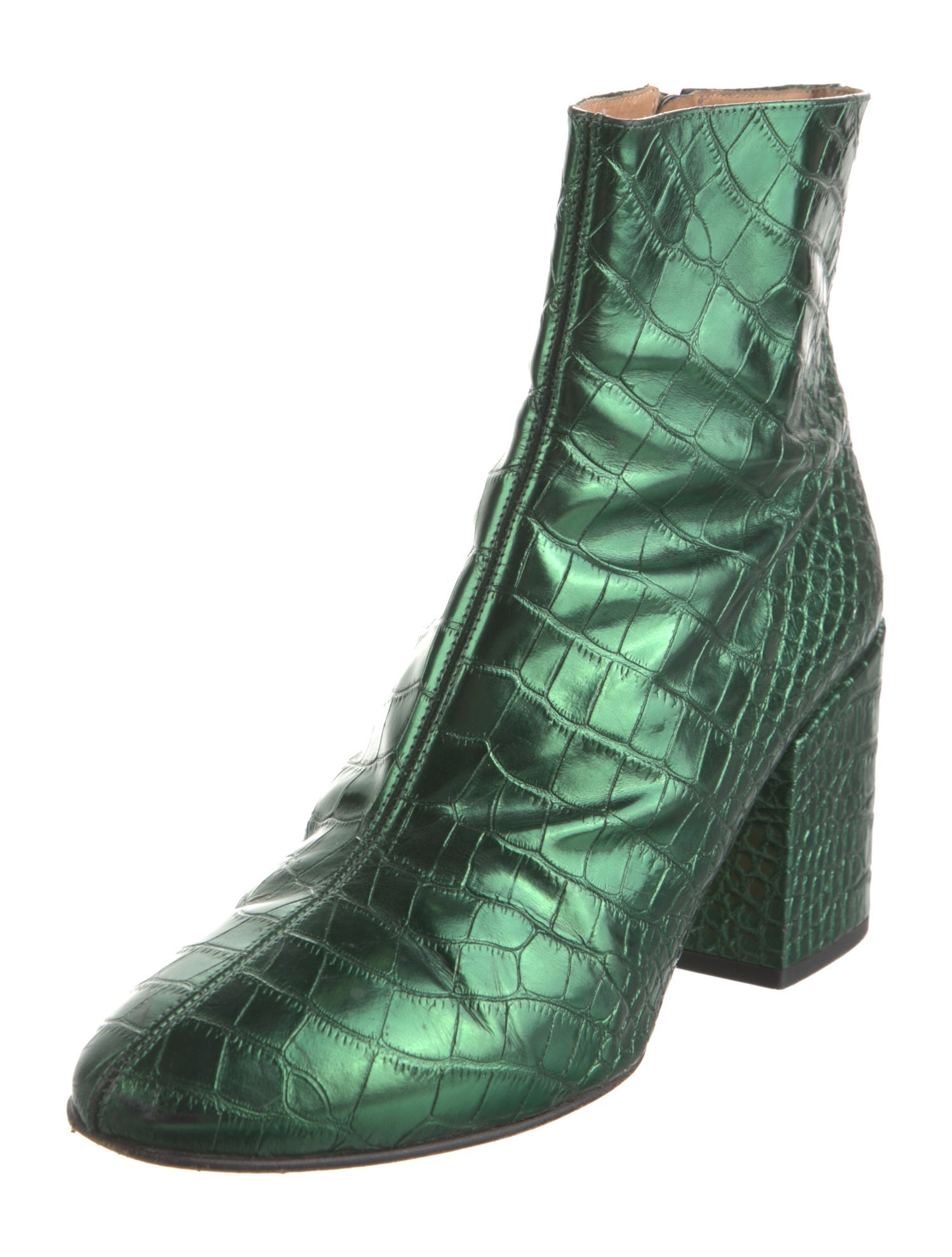 Dries Van Noten Leather Boots