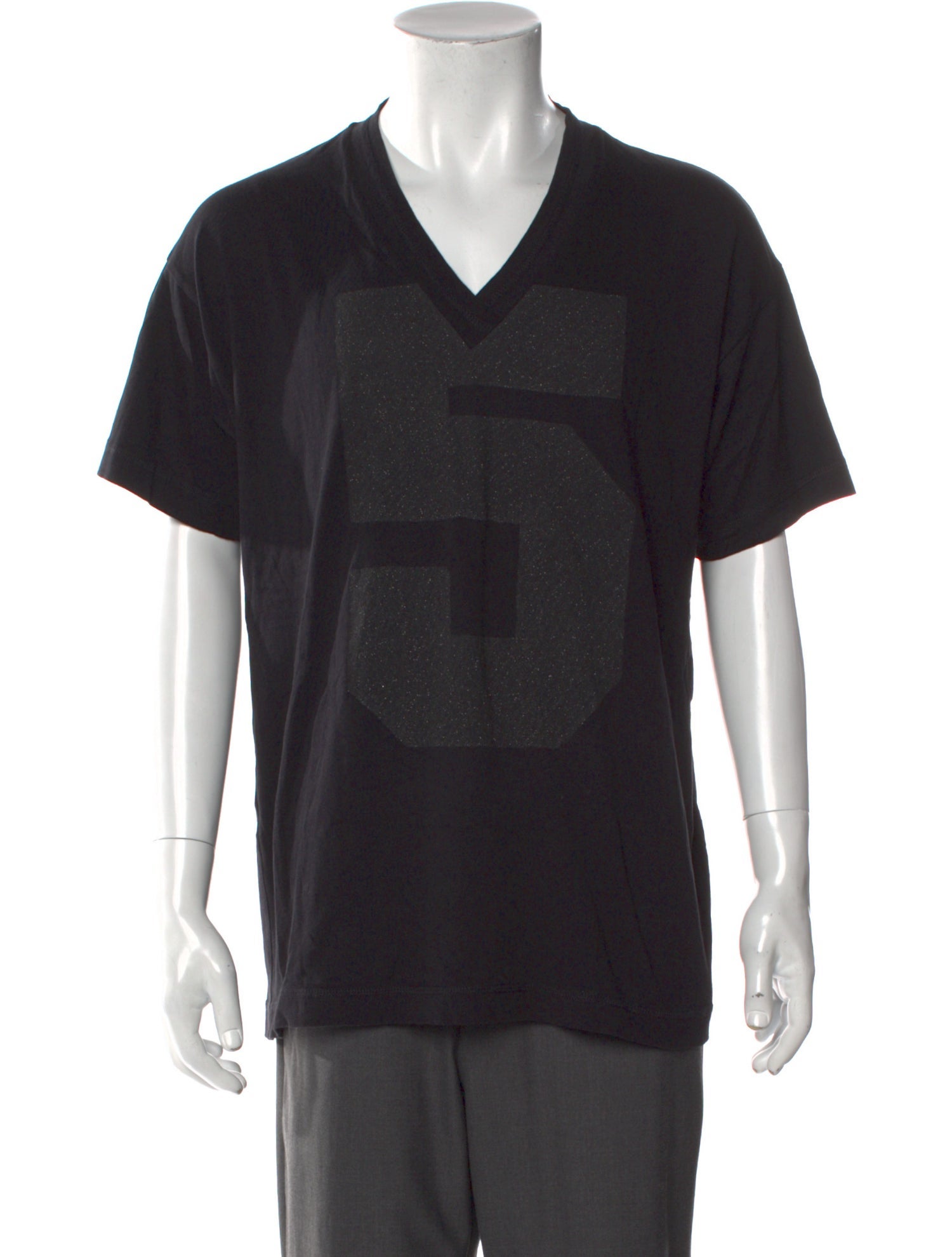 Dries Van Noten V-Neck Short Sleeve T-Shirt