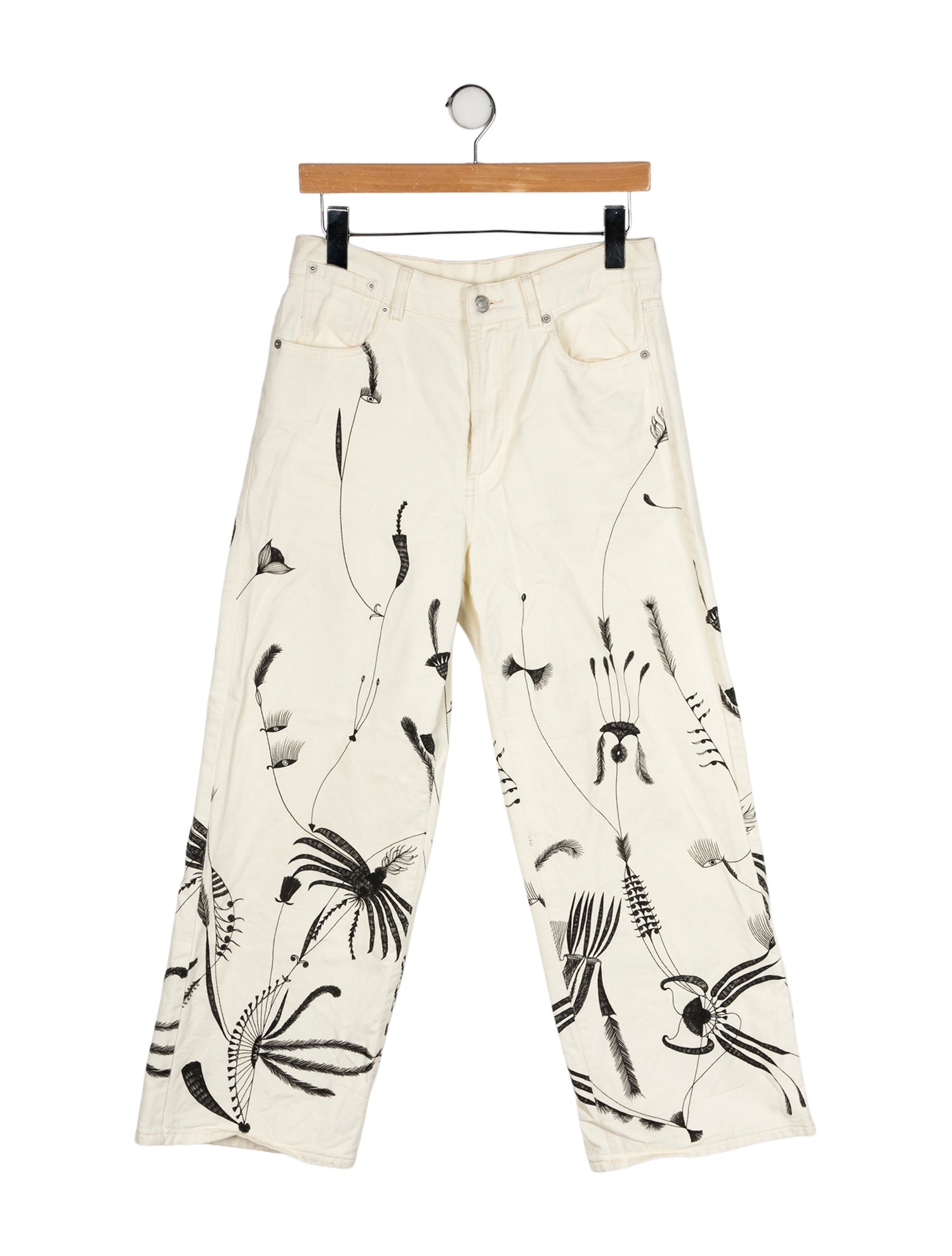 Dries Van Noten High-Rise Wide Leg Jeans
