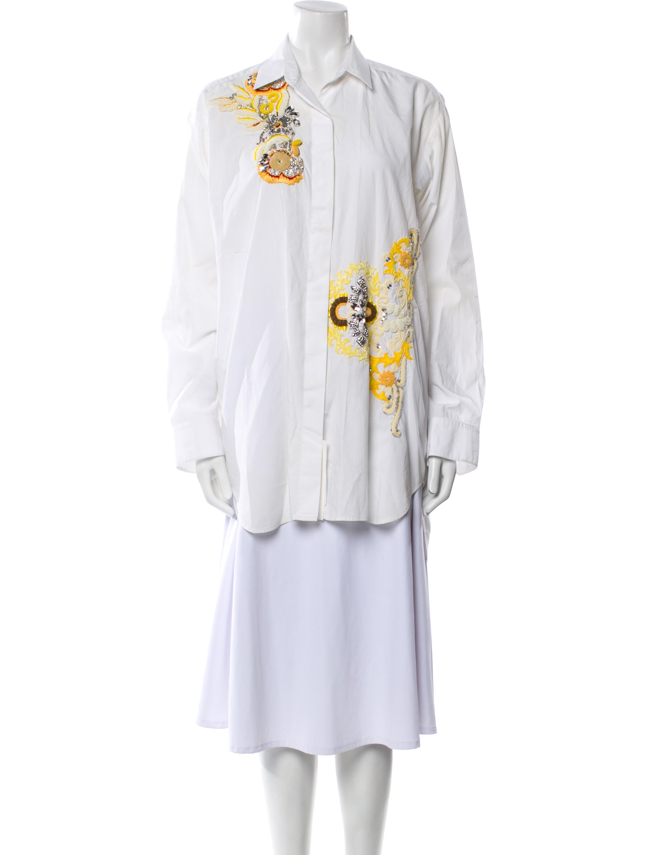 Dries Van Noten Graphic Print Mini Dress