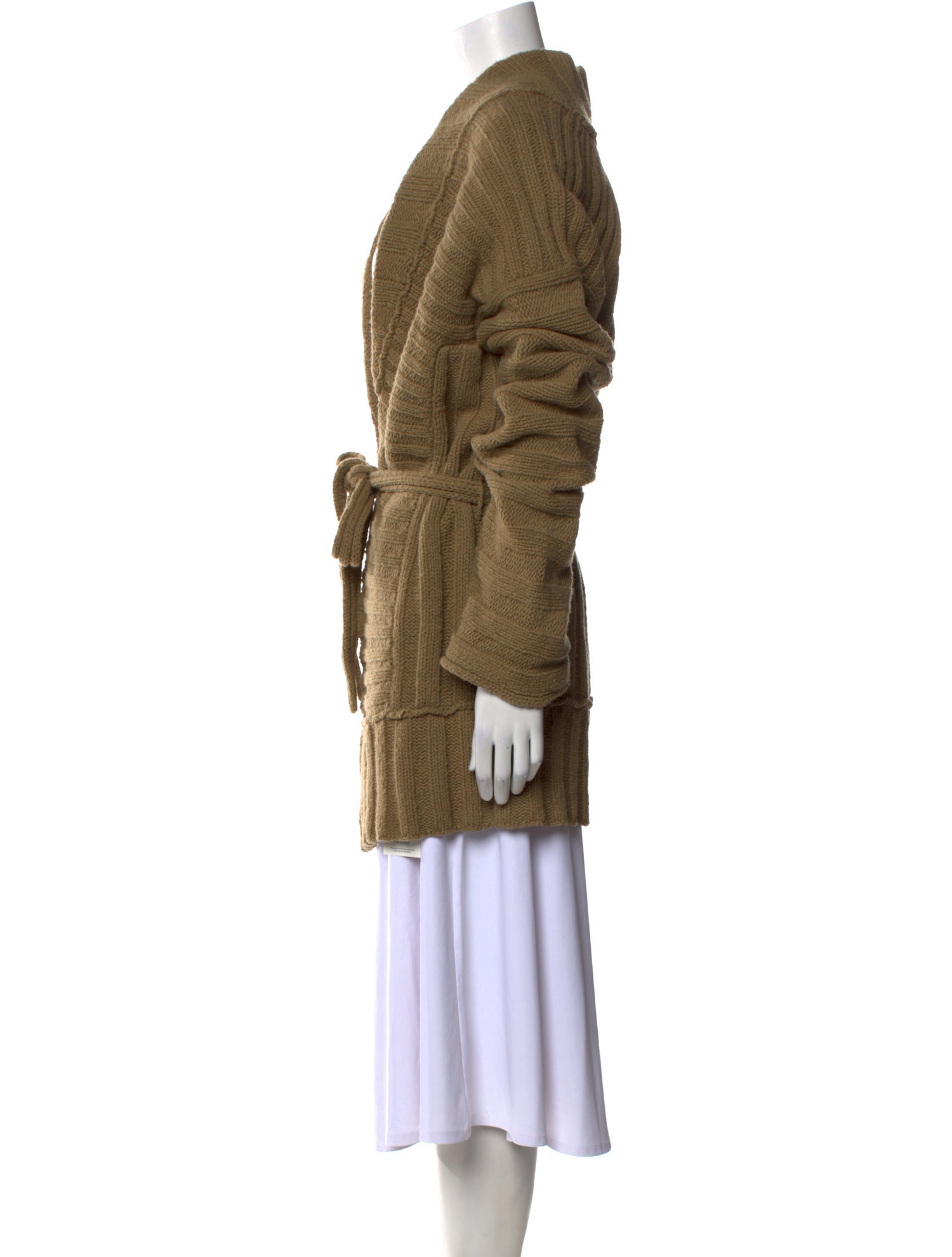 Dries Van Noten Wool Open Front Sweater