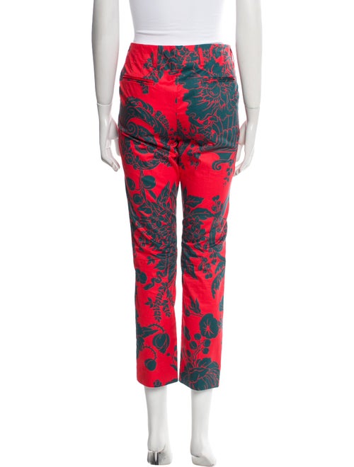 Dries Van Noten Printed Straight Leg Pants