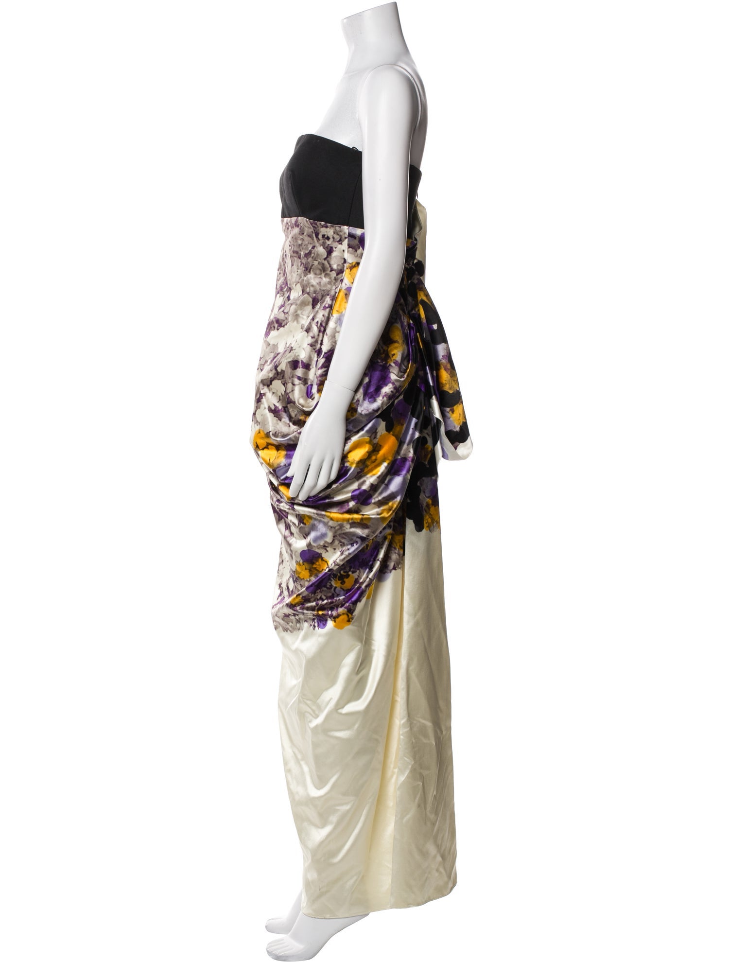 Dries Van Noten Printed Long Dress